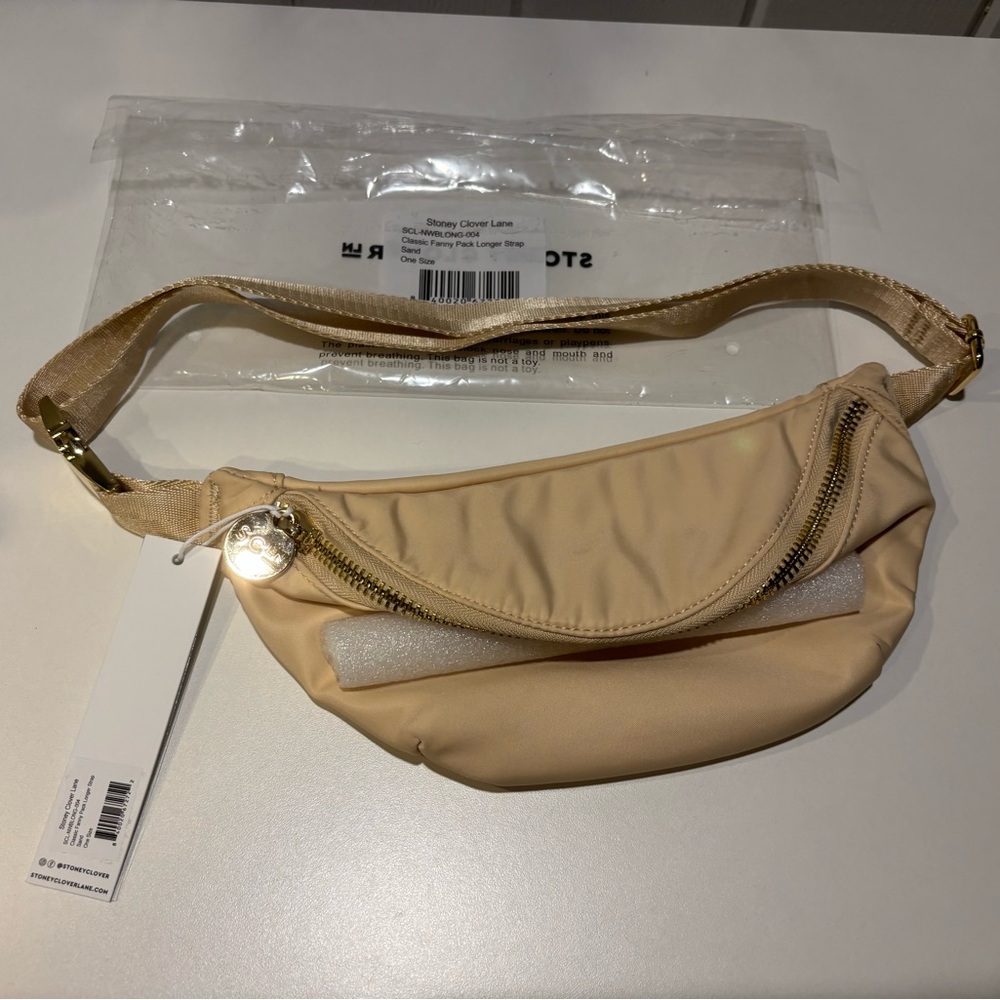 Stoney Clover Lane Beige/Tan Belt Bag